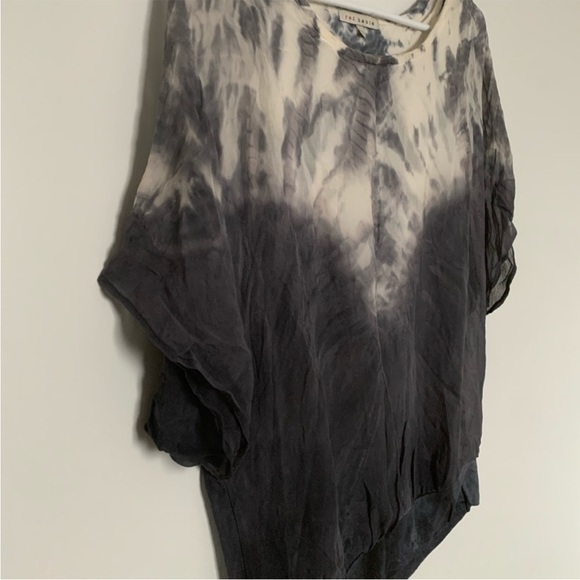 Anthropologie 100% Silk Tie Dye Airy Blouse - Picture 7 of 11